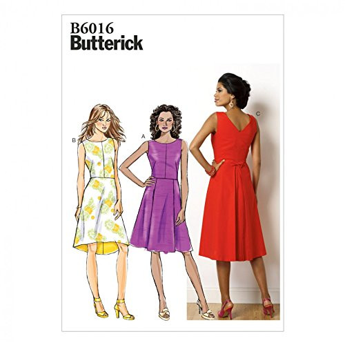 Butterick Sewing Pattern 6016 - Misses Dress Sizes 14-16-18-20-22