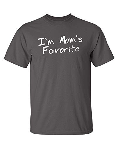 Im Moms Favorite Graphic Novelty T Shirt L Charcoal