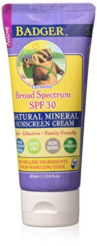 Badger SPF 30 Lavender Sunscreen Cream - 2.9 fl oz Tube