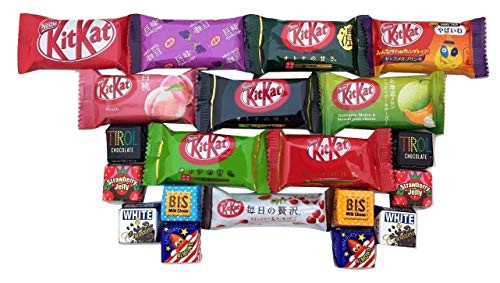 20 Japanese Kit Kat  and  Tirol Chocolate Gift bag Japanese candy