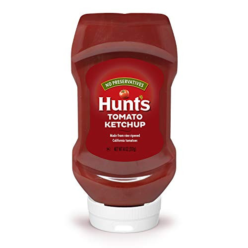 Hunts Tomato Ketchup Squeeze Bottle 14 Ounce Pack of 12