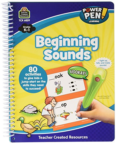 Teacher Created Resources Power Pen Learning Book, Beginning Sounds (6859)