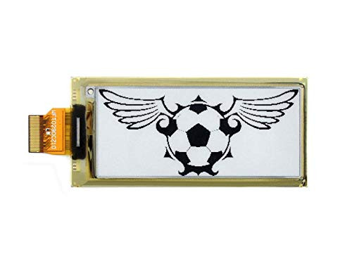 2_9inch Flexible E-Ink Raw Display 296×128 Resolution BlackWhite Dual-Color Bendable E-Paper Display epaper Panel with Embedded Controller SPI Interface Supports Partial Refresh