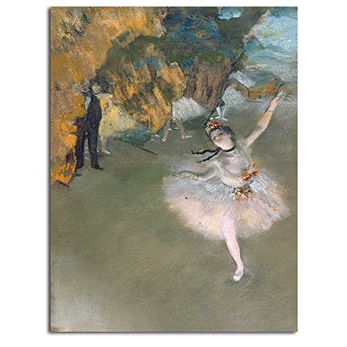 Trademark Fine Art The Star 1876 by Edgar Degas Unframed Rolled Print 14 by 19