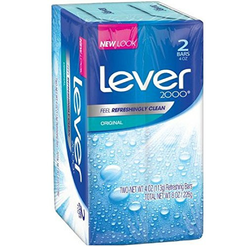 Lever 2000 Original Refreshing Bar Soap Perfectly Fresh 4 oz 2 ea Pack of 8