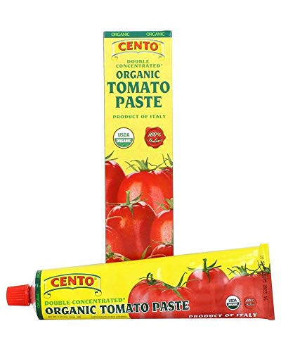 Cento Organic Double Concentrated Tomato Paste in a Tube 4_56 0z - Pack of 4