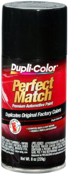 Dupli-Color EBUN01007 Universal Gloss Black Perfect Match Automotive Paint - 8 oz. Aerosol