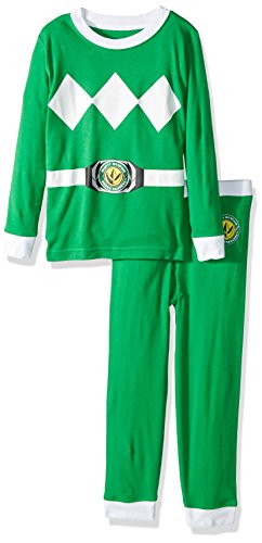 Power Ranger Boys Toddler Mighty Morphin Pajama Set green 3T