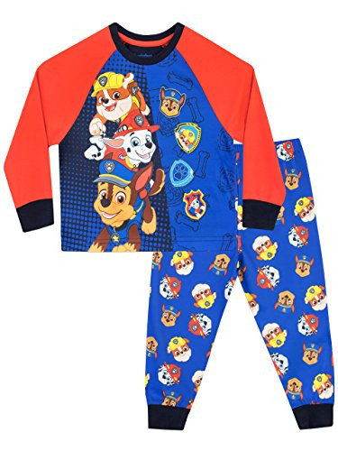 Paw Patrol Boys Chase Marshall  and  Rubble Pajamas Size 18M Multicolored