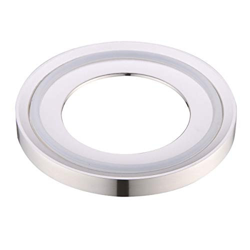 BESTILL Solid Brass Bathroom Vessel Sink Mounting Ring Polished Chrome