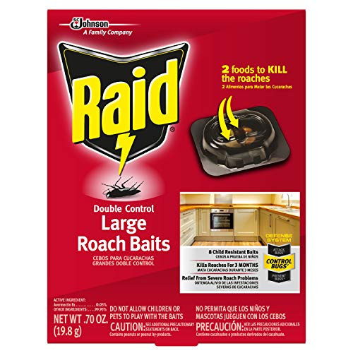 Raid Double Control Large Roach Bait 8 CT Pack - 1 Raid Double Control Large Roach Bait 8 CT Pack - 1