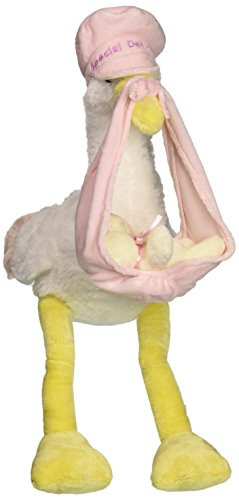 ebba Special Delivery Pink Plush Stork 11