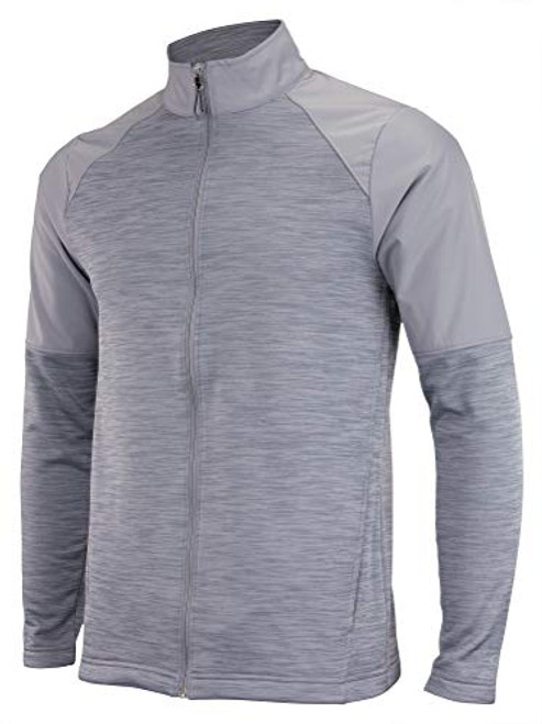 Champion Mens Full Zip Cascade Jacket XX-Large Active Grey