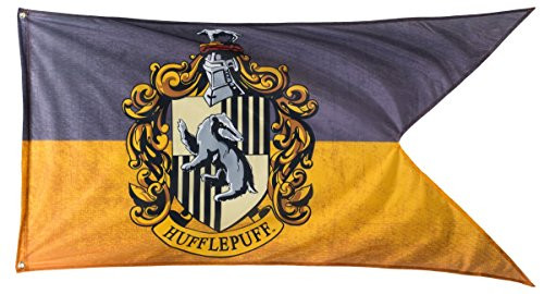 Calhoun Harry Potter Hogwarts House Crests Outdoor Flag 30 by 60 Hufflepuff