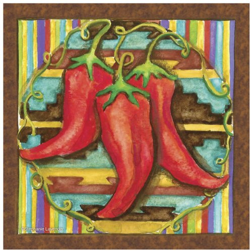 Thirstystone Occasions Trivet Chilis Multicolor
