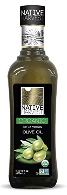 Native Harvest USDA Organic Extra Virgin Olive Oil Cold Pressed Non GMO Olive Oil 16 fl oz 473ml - For Salad Dressing Cooking Baking and Sauteing Native Harvest USDA Organic Extra Virgin Olive Oil Cold Pressed Non GMO Olive Oil 16 fl oz 473ml - For Salad Dressing Cooking Baking and Sauteing