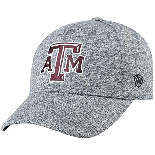 Top of the World Texas A and M Aggies Mens Adjustable Steam Charcoal Icon hat Adjustable