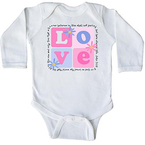 inktastic John 316 Long Sleeve Creeper 18 Months White 27d2f