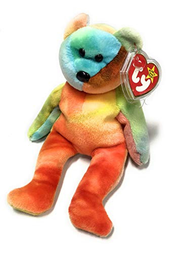 TY Beanie Baby - GARCIA the Ty-dyed Bear 4th Gen hang tag