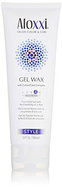 ALOXXI Hair Gel Wax for Strong Hold  and  High Gloss Finish Firm Hold Gel with Wax-like Flexibility Paraben Free 3_4 Fl Oz