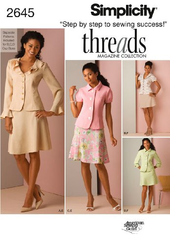 Simplicity Sewing Pattern 2645 Misses Dresses R5 14-16-18-20-22