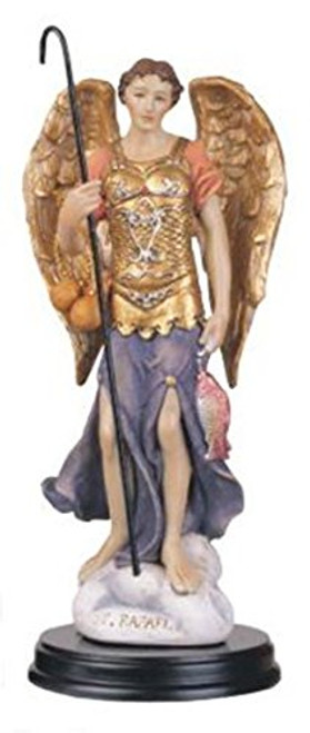 George S. Chen Imports SS-G-205.55 Archangel Raphael Holy Figurine Religious Decoration Statue, 5" George S. Chen Imports SS-G-205.55 Archangel Raphael Holy Figurine Religious Decoration Statue, 5"