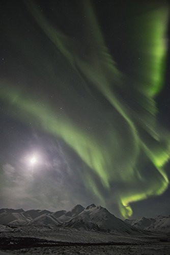 Posterazzi DPI2431927 Northern Lights Aurora Borealis Yukon Canada Poster Print 12 x 19