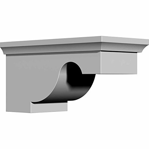 Ekena Millwork BKT06X11X06DU 6-Inch W x 11 12-Inch D x 6-Inch H Dublin Bracket