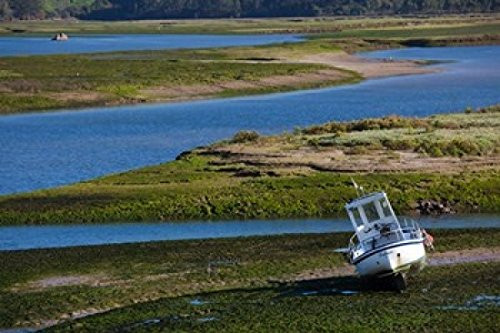 Posterazzi Spain San Vicente de la Barquera River Estuary Poster Print by Walter Bibikow 19 x 12 Posterazzi Spain San Vicente de la Barquera River Estuary Poster Print by Walter Bibikow 19 x 12