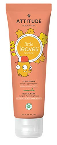 ATTITUDE Natural Conditioner for Kids Hypoallergenic Vegan EWG Verified Environmentally Safe Mango 8 Fl_ Oz