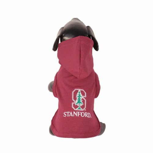 NCAA Stanford Cardinal Cotton Lycra Hooded Dog Shirt XX-Small NCAA Stanford Cardinal Cotton Lycra Hooded Dog Shirt XX-Small