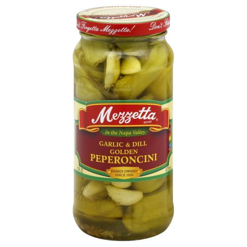 Mezzetta Peperoncini Garlic and Dill Golden 16_0 ozPack of 2 Mezzetta Peperoncini Garlic and Dill Golden 16_0 ozPack of 2