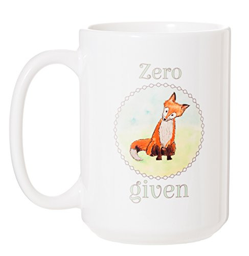 Zero Fox Given 15 oz Large Funny Mug