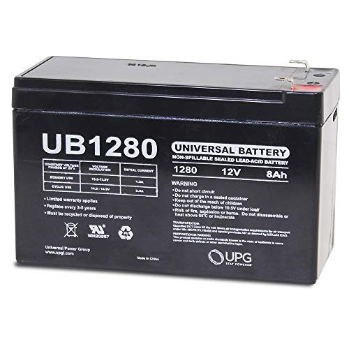 Universal Power Group 12V 8Ah SLA Replacement Battery for ADI Ademco Vista 40
