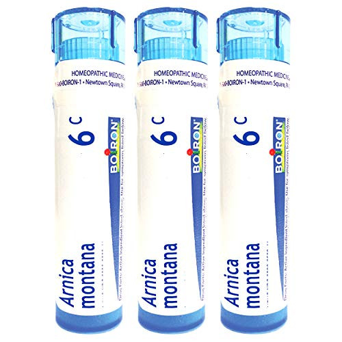 Boiron Arnica Montana 6c 80 Pellets Homeopathic Medicine for Muscle Pain Stiffness 3 Count