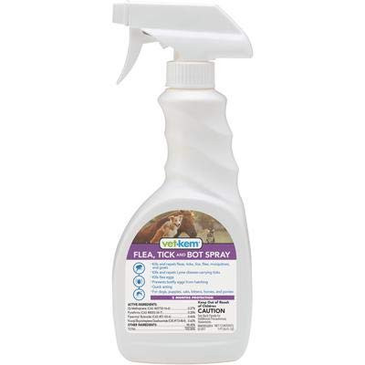 Vet-Kem Ovitrol Flea Tick  and  Bot Spray 16 oz