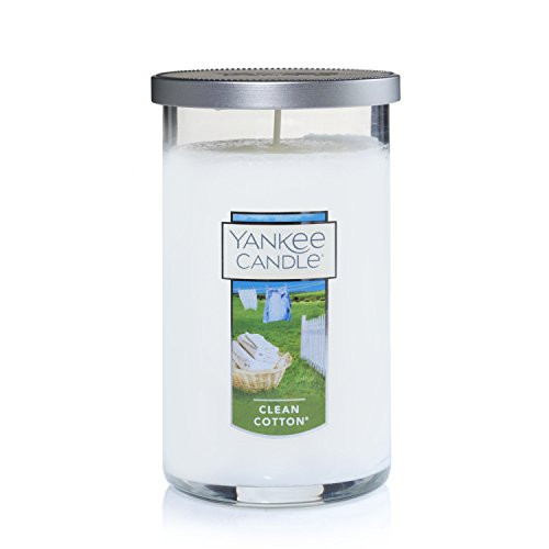 Yankee Candle Medium Perfect Pillar Candle Clean Cotton