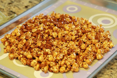 Caramel Coated Popcorn Hunkey Dorey Caramel Popcorn with Nuts 2 LB