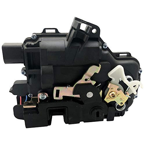 BOXI Door Latch  and  Lock Actuator Rear Right Passenger Side Fits Volkswagen VW 98-10 Beetle 99-06 Golf 06-09 GTI 99-10 Jetta 00-05 Passat 06-09 Rabbit Replaces 3B4839016 3B4839016A