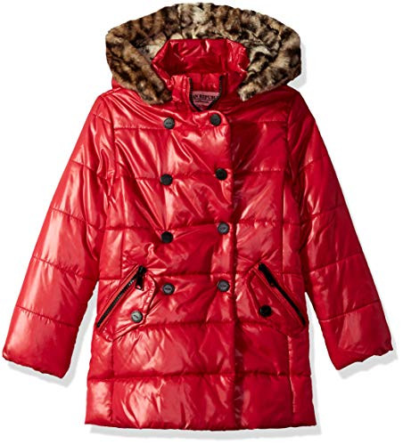 Urban Republic Big Girls Puffer Poly Polyfill Jacket red 14