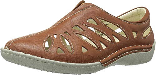 Propet Womens Cameo Loafer Flat Tan 9 Narrow US
