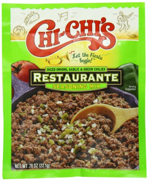 Chi-Chis Restaurante Seasoning Mix 0_78-Ounce Packages Pack of 24