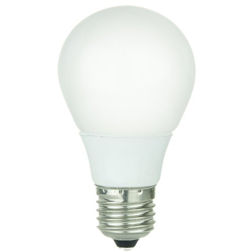 Sunlite A/19LED/3W/WW LED 120-volt 8-watt Medium Based A Type Lamp, Warm White Color