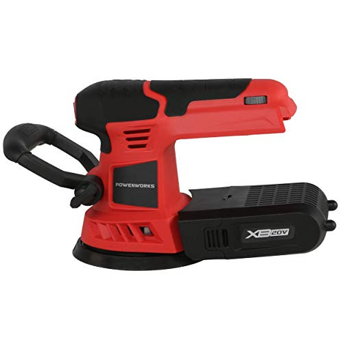 POWERWORKS XB 20V Cordless 5-Inch Orbital Sander Battery and Charger Not Included OSG304