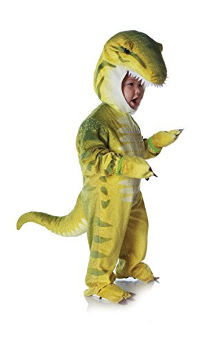 Underwraps Costumes Baby Toddlers T-Rex Costume Jumpsuit Green Large 2T-4T
