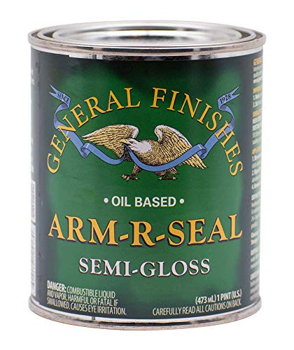 General Finishes Arm-R-Seal Oil Based Topcoat 1 Pint Semi-Gloss