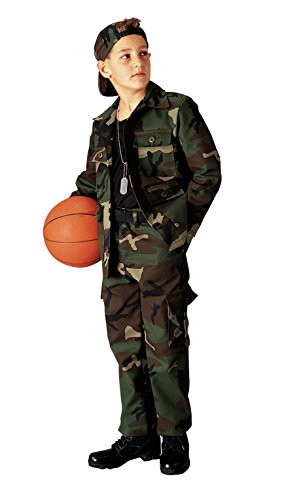 Rothco Kids Woodland Camo BDU Shirt 18 Woodland Camo