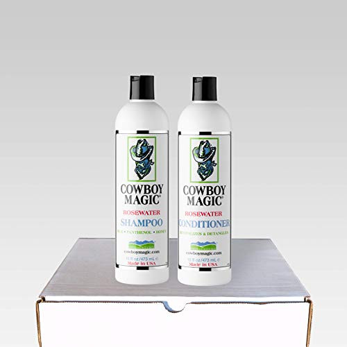Cowboy Magic Rosewater Shampoo Conditioner 16 Ounce Each Cowboy Magic Rosewater Shampoo Conditioner 16 Ounce Each