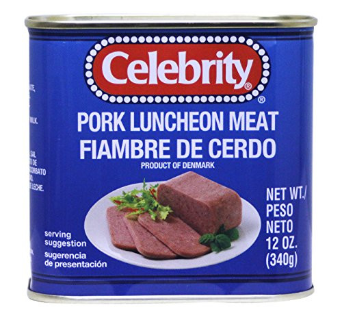 ??? Celebrity Luncheon Meat Pork 12oz pack of 3