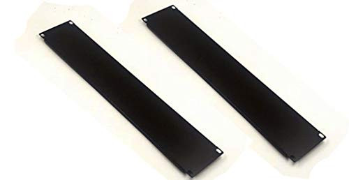 RAISING ELECTRONICS 2 Pack 1U Blank Rack Mount Panel Server Network Racks Enclosures Spacer 19 inch 1U 1_75inch
